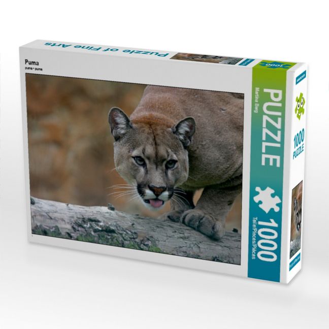 Produktbild: CALVENDO Puzzle Puma | 1000 Teile Lege-Gr&ouml;&szlig;e 64x48cm Foto-Puzzle f&uuml;r gl&uuml;ckliche Stunden