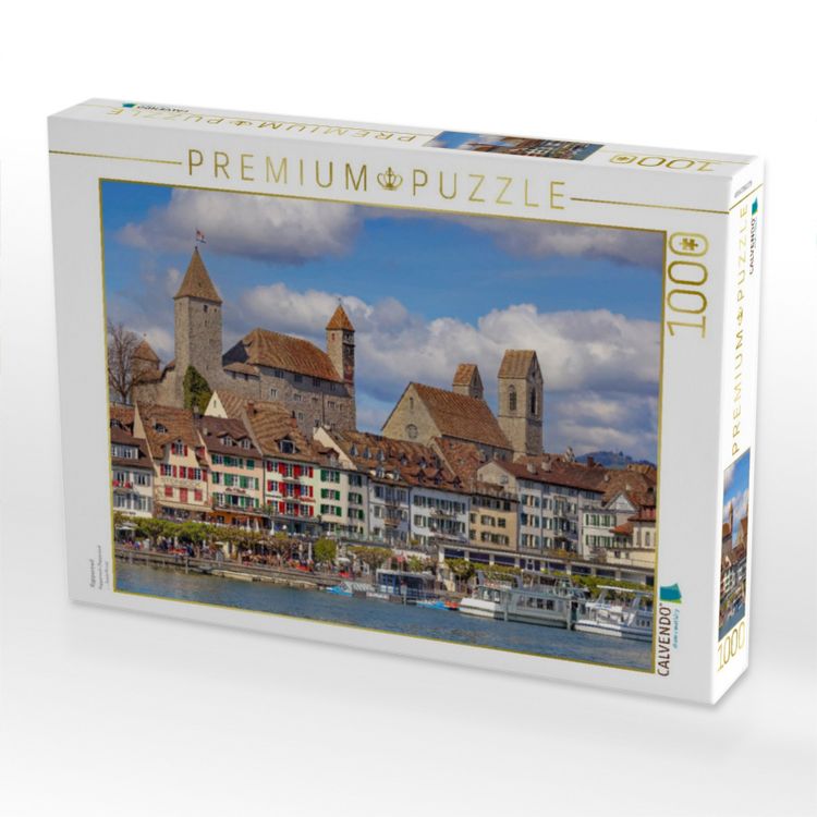 Produktbild: CALVENDO Puzzle Rapperswil | 1000 Teile Lege-Gr&ouml;&szlig;e 64x48cm Foto-Puzzle f&uuml;r gl&uuml;ckliche Stunden