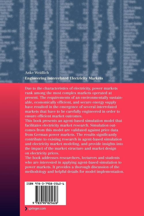 Produktbild: Engineering Interrelated Electricity Markets