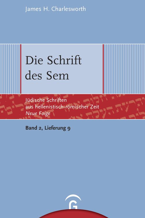 Produktbild: J&uuml;dische Schriften aus hellenistisch-r&ouml;mischer Zeit - Neue Folge... / Die Schrift des Sem