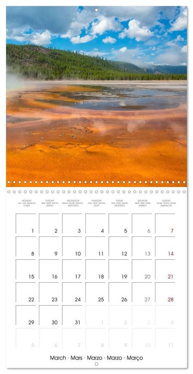 Produktbild: Yellowstone National Park (Wall Calendar 2027 12 &times; 12 Inch) CALVENDO 12 Month Wall Calendar