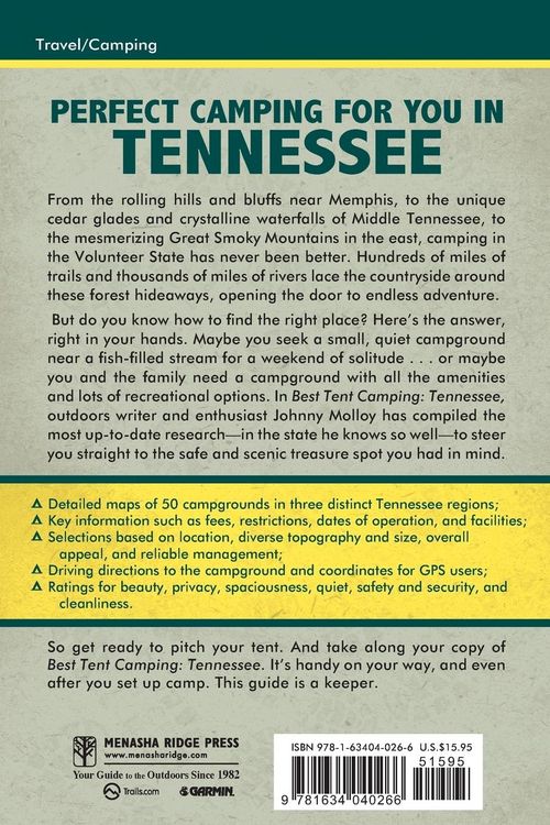 Produktbild: Best Tent Camping: Tennessee