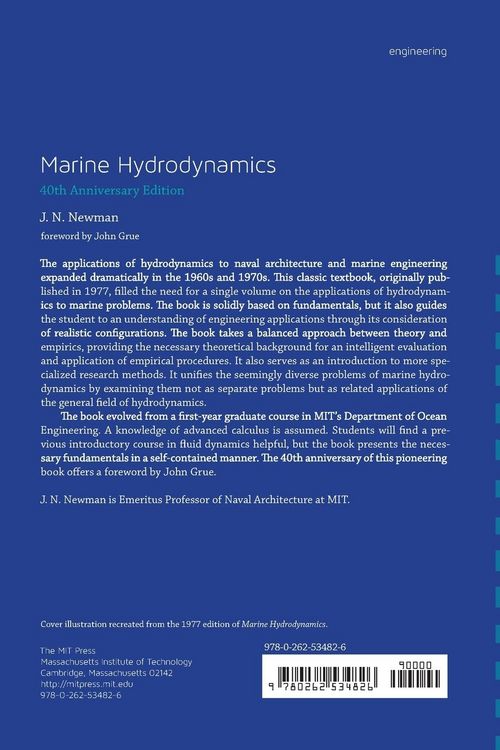Produktbild: Marine Hydrodynamics, 40th anniversary edition