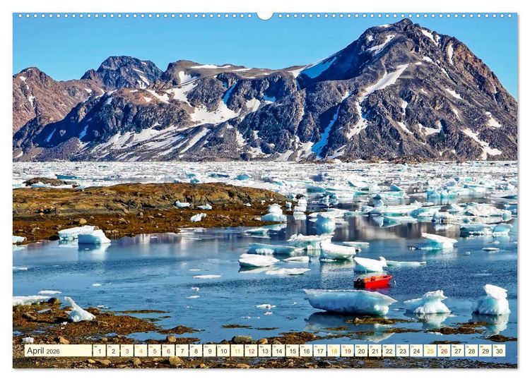Produktbild: Reise nach Gr&ouml;nland (Wandkalender 2026 DIN A2 quer), CALVENDO Monatskalender