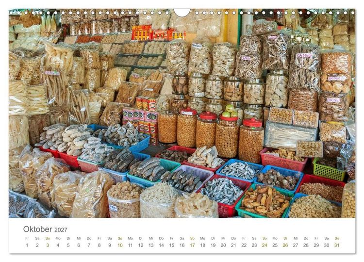 Produktbild: M&auml;rkte in S&uuml;dostasien (Wandkalender 2027 DIN A3 quer), CALVENDO Monatskalender
