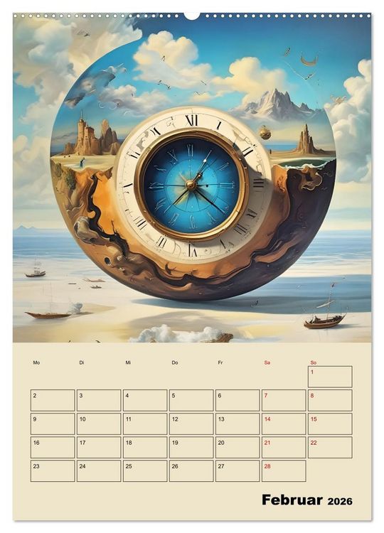 Produktbild: Surreale Fantasiewelten (hochwertiger Premium Wandkalender 2026 DIN A2 hoch), Kunstdruck in Hochglanz