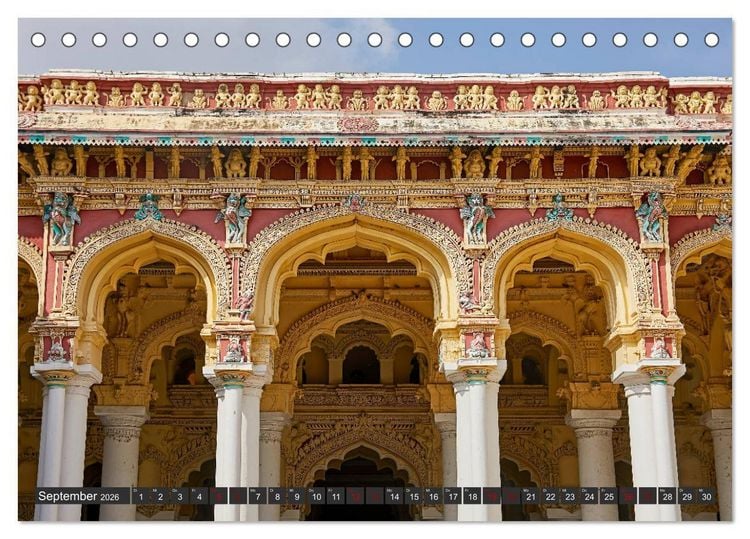 Produktbild: Indiens Tempel und Pal&auml;ste (Tischkalender 2026 DIN A5 quer), CALVENDO Monatskalender