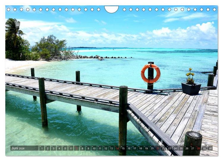 Produktbild: Malediven - Inseltraum im Paradies (Wandkalender 2026 DIN A4 quer), CALVENDO Monatskalender