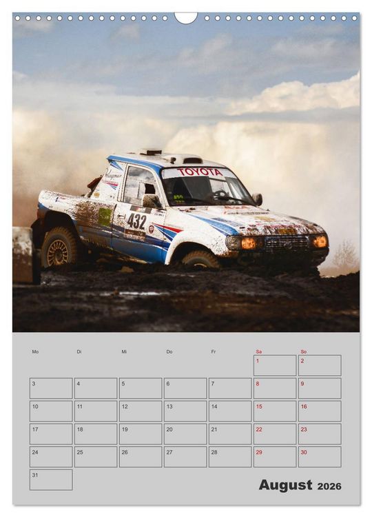 Produktbild: RALLYE RAID - Saison Planer (Wandkalender 2026 DIN A3 hoch), CALVENDO Monatskalender