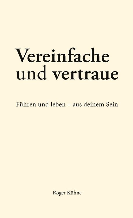 Produktbild: Vereinfache und vertraue