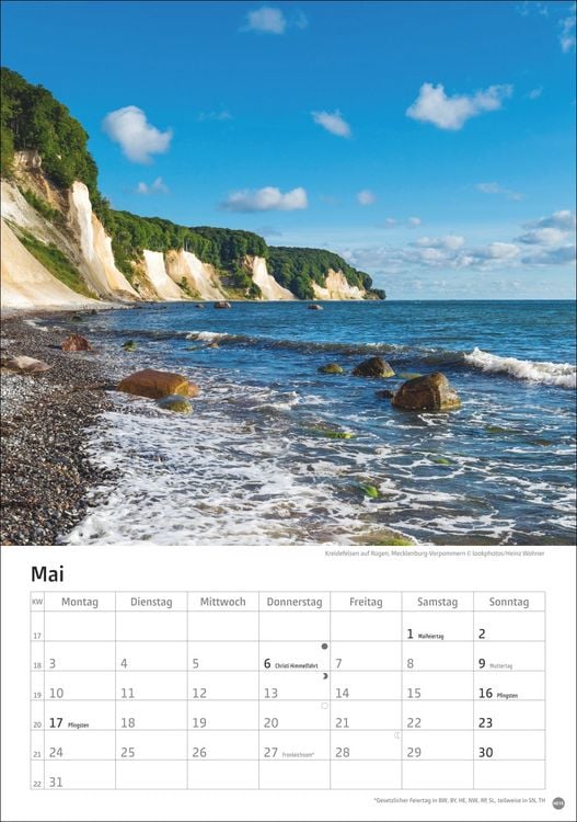 Produktbild: Deutschlands K&uuml;sten Kalender 2027