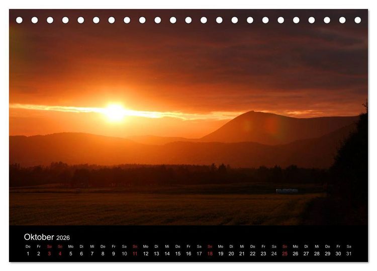 Produktbild: Der Sonne entgegen (Tischkalender 2026 DIN A5 quer), CALVENDO Monatskalender