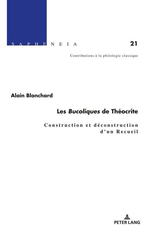 Produktbild: Les Bucoliques de Th&eacute;ocrite