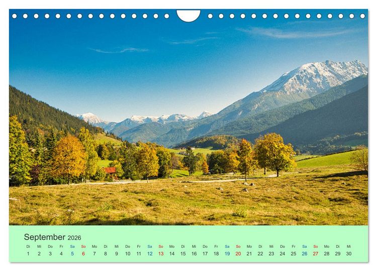 Produktbild: Zauber der Alpen (Wandkalender 2026 DIN A4 quer), CALVENDO Monatskalender