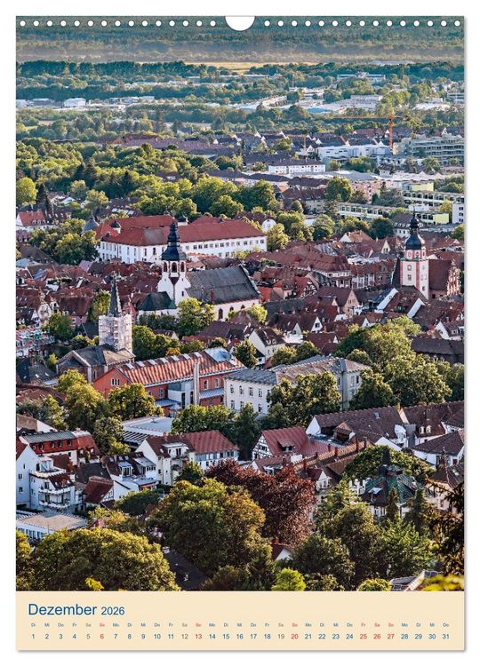 Produktbild: ETTLINGEN (Wandkalender 2026 DIN A3 hoch), CALVENDO Monatskalender