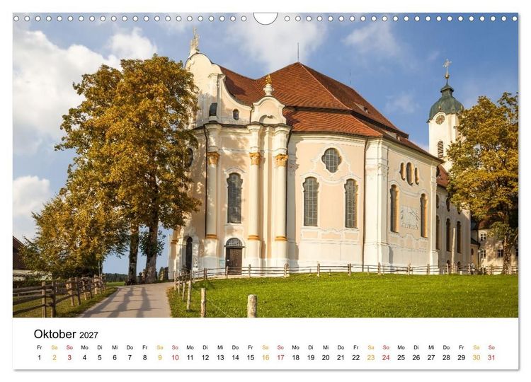Produktbild: Unterwegs auf der Romantischen Strasse (Wandkalender 2027 DIN A3 quer), CALVENDO Monatskalender