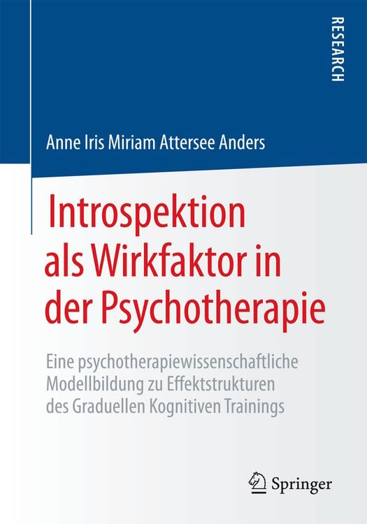 Produktbild: Introspektion als Wirkfaktor in der Psychotherapie