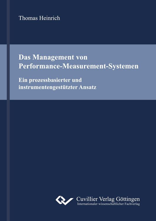 Produktbild: Das Management von Performance-Measurement-Systemen
