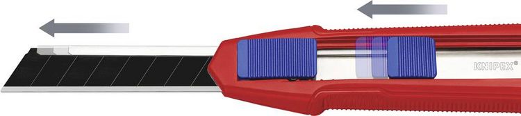 Produktbild: Knipex 90 10 165 BK 90 10 165 BK CutiX&reg; Universalmesser 165mm 1St.