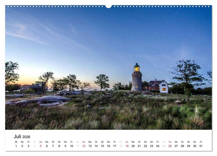 Produktbild: Lichter J&uuml;tlands (Wandkalender 2026 DIN A2 quer), CALVENDO Monatskalender