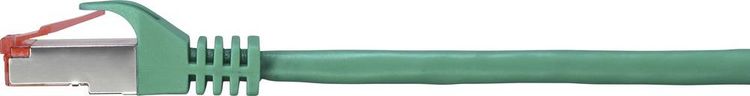 Produktbild: Renkforce RF-5372558 RJ45 Patchkabel CAT 6 S/FTP 3.00 m Gr&uuml;n mit Rastnasenschutz, vergoldete Steckkontakte, Flammwidrig 1 St.