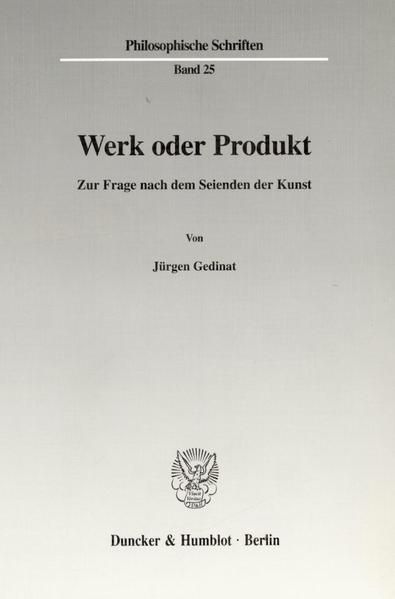 Produktbild: Werk oder Produkt.