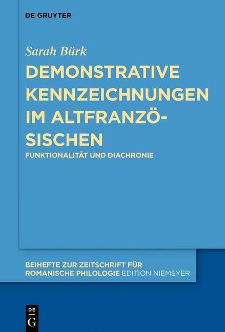 Produktbild: Demonstrative Kennzeichnungen im Altfranz&ouml;sischen