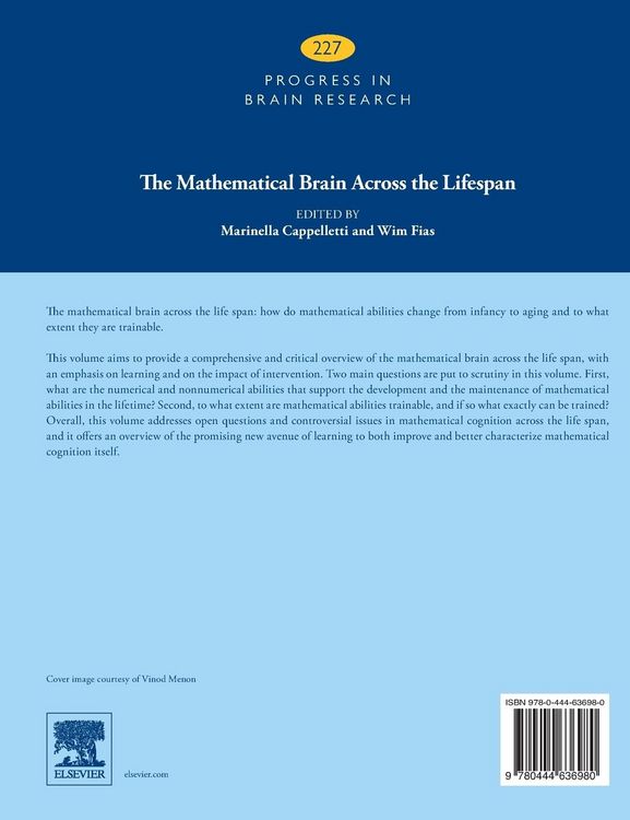 Produktbild: The Mathematical Brain Across the Lifespan