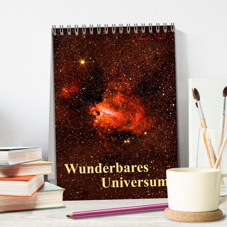 Produktbild: Wunderbares Universum (Tischkalender 2026 DIN A5 hoch), CALVENDO Monatskalender