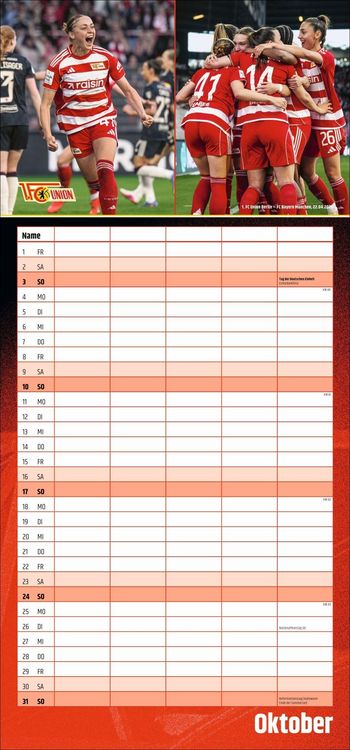 Produktbild: 1. FC Union Berlin Familienplaner 2027