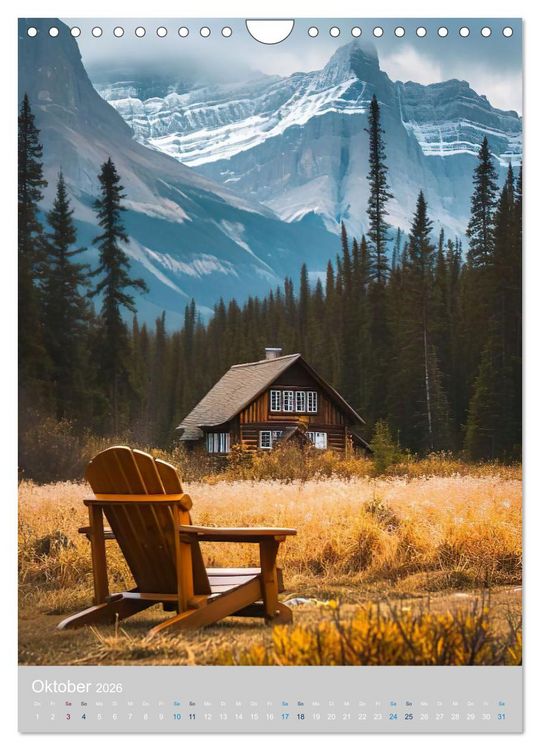 Produktbild: Allein mit der Natur (Wandkalender 2026 DIN A4 hoch), CALVENDO Monatskalender