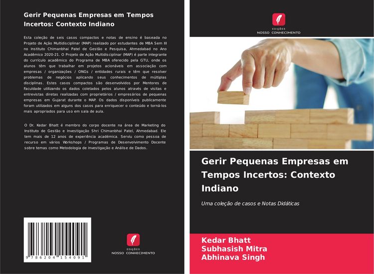 Produktbild: Gerir Pequenas Empresas em Tempos Incertos: Contexto Indiano