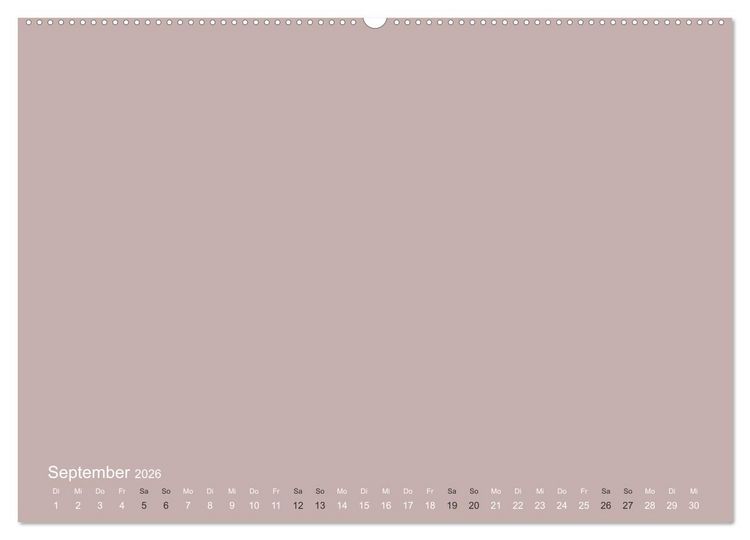 Produktbild: DIY Bastel-Kalender -Erdige Pastell Farben- Zum Selbstgestalten (Wandkalender 2026 DIN A2 quer), CALVENDO Monatskalender