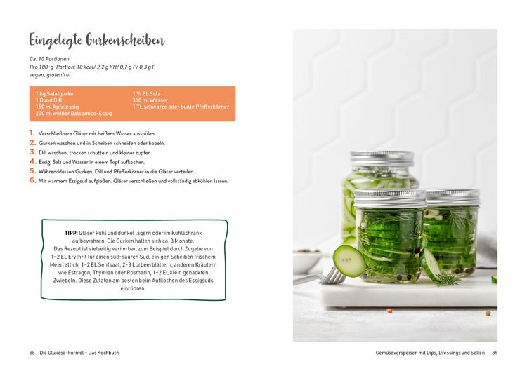 Produktbild: Die Glukose-Formel: Das Kochbuch