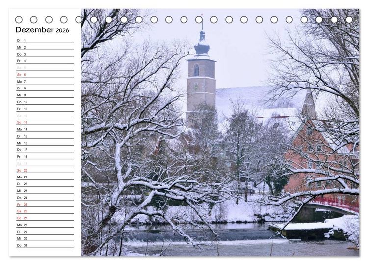Produktbild: Crailsheim - Stimmungsvolle Momente (Tischkalender 2026 DIN A5 quer), CALVENDO Monatskalender