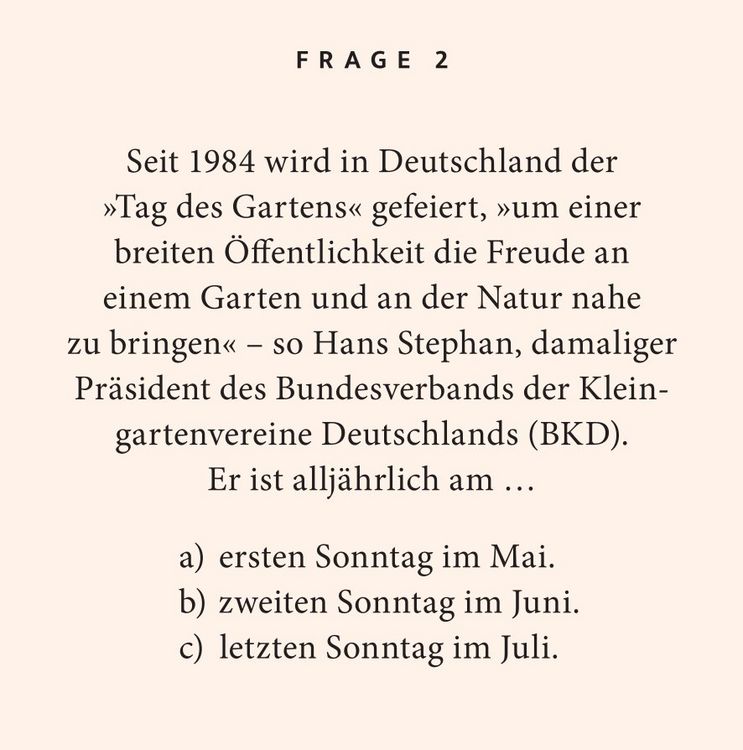Produktbild: Garten-Quiz