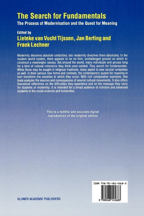 Produktbild: The Search for Fundamentals
