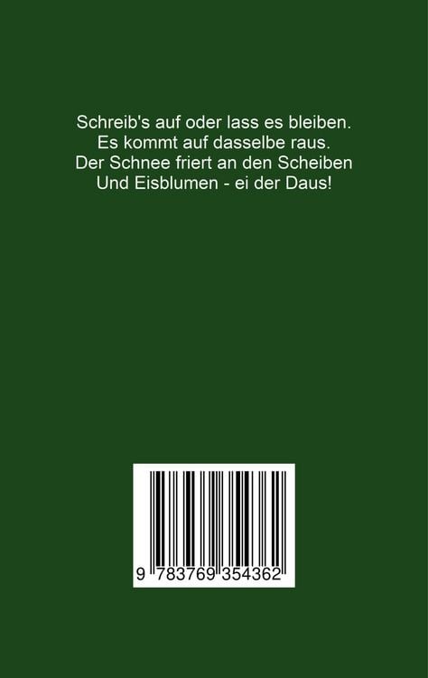 Produktbild: 17 gereimte Gedichte im kleinen gr&uuml;nen Buch
