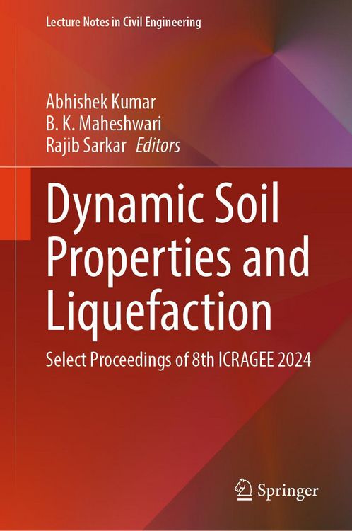 Produktbild: Dynamic Soil Properties and Liquefaction