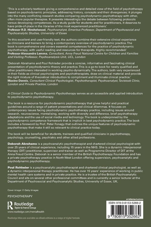 Produktbild: A Clinical Guide to Psychodynamic Psychotherapy
