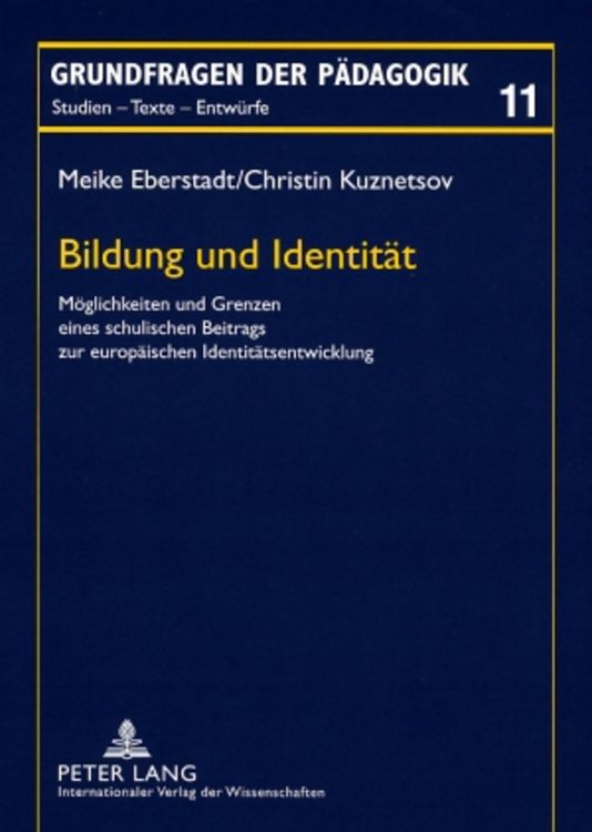 Produktbild: Bildung und Identit&auml;t