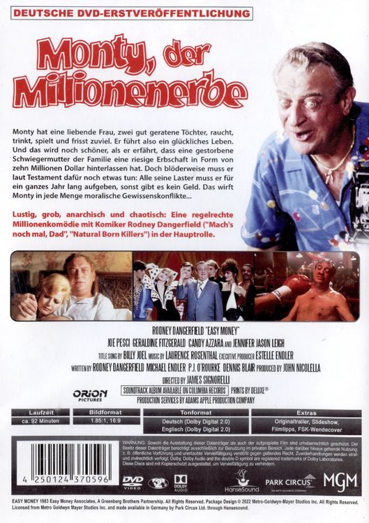 Produktbild: Monty, der Millionenerbe - Kinofassung (digital remastered)