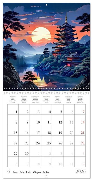 Produktbild: China - Magical Landscapes (Wall Calendar 2026 12 &times; 12 Inch) CALVENDO 12 Month Wall Calendar