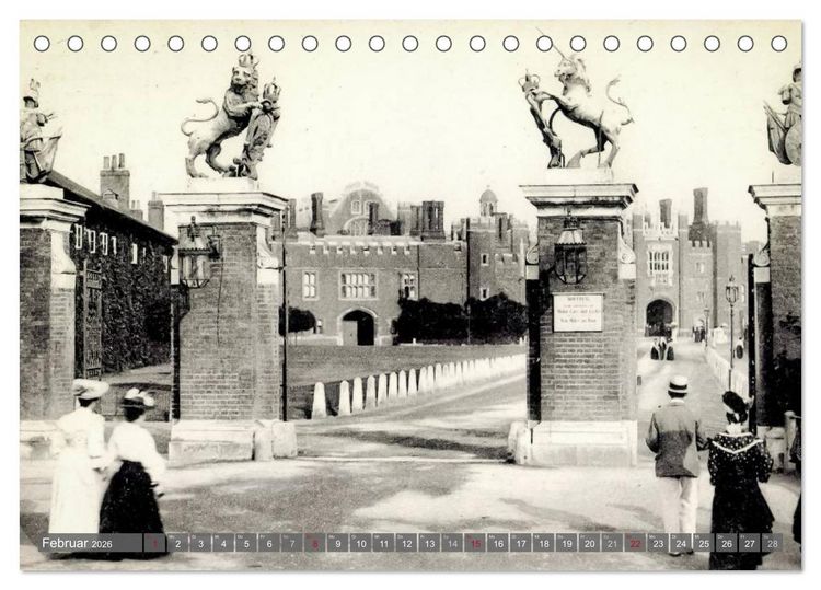 Produktbild: Sch&ouml;nes altes London in historischen Bildern (Tischkalender 2026 DIN A5 quer), CALVENDO Monatskalender