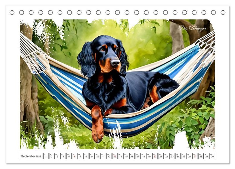 Produktbild: Hundetr&auml;ume (Tischkalender 2026 DIN A5 quer), CALVENDO Monatskalender