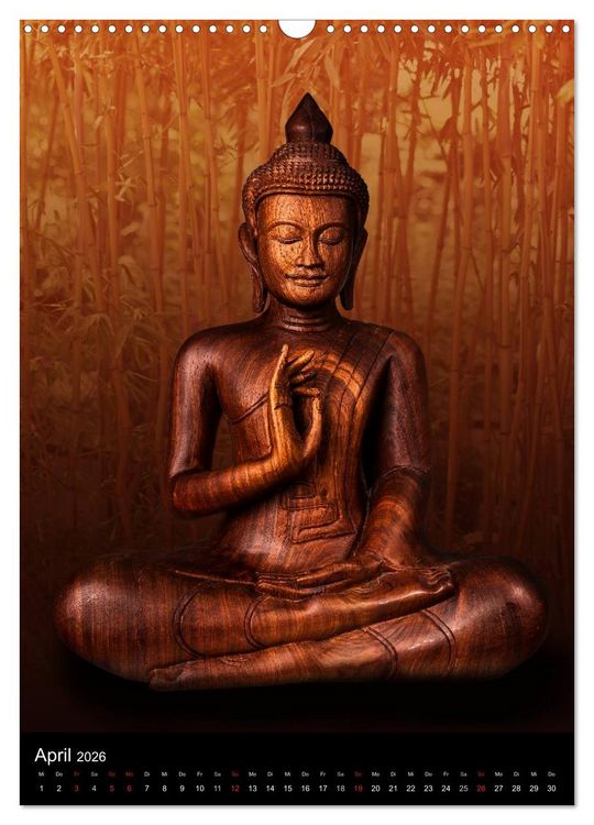 Produktbild: SKULPTUREN Hinduistische G&ouml;ttinnen und G&ouml;tter &bull; Buddhas (Wandkalender 2026 DIN A3 hoch), CALVENDO Monatskalender