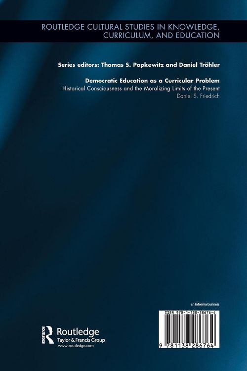 Produktbild: Democratic Education as a Curricular Problem