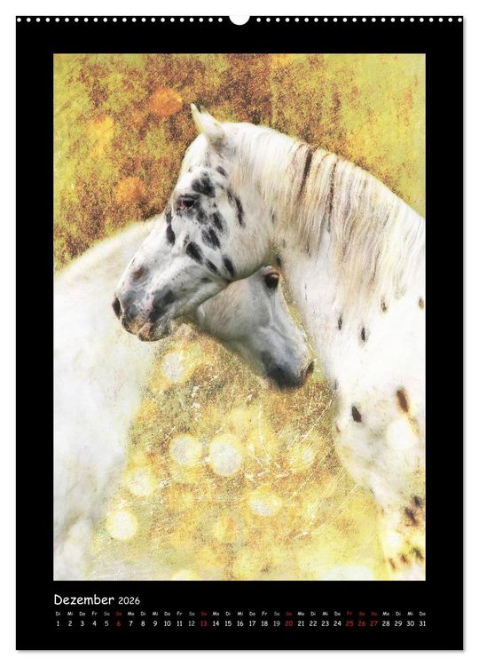 Produktbild: Art Horse 2026 (Wandkalender 2026 DIN A2 hoch), CALVENDO Monatskalender