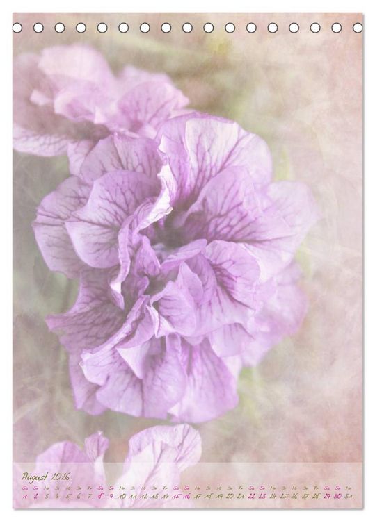 Produktbild: Vintage Flowers (Tischkalender 2026 DIN A5 hoch), CALVENDO Monatskalender