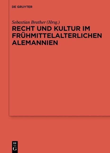Produktbild: Recht und Kultur im fr&uuml;hmittelalterlichen Alemannien